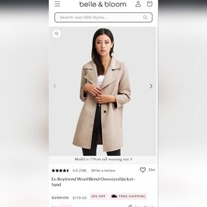 Belle & Bloom Women's Sand Trench Coat